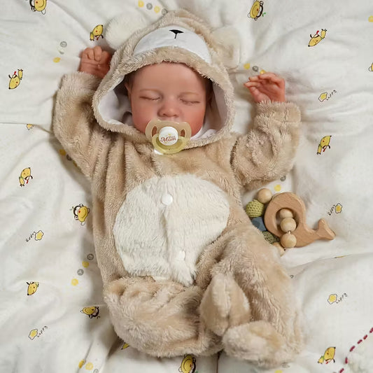 John • 50cm Vinyl and Fabric • Reborn Baby Doll, Realistic Lifelike Boy Doll