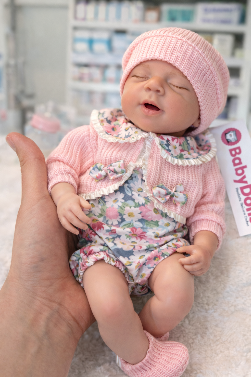 Lulu • Muñeca bebé renacida de silicona de 33 cm • Muñeca niña realista