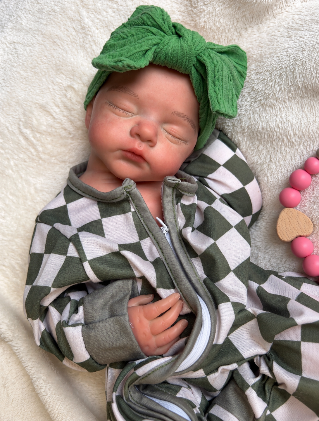 45cm Full Body Silicone Reborn Doll – Realistic Baby Doll – Girl (Zoe)