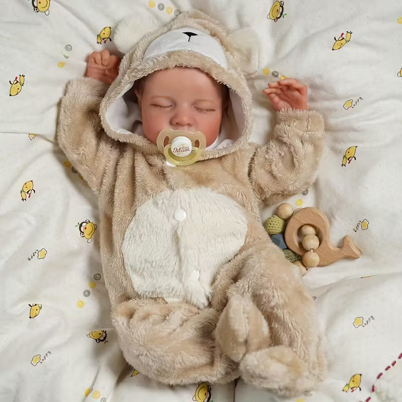 John • 50cm Vinyl and Fabric • Reborn Baby Doll, Realistic Lifelike Boy Doll