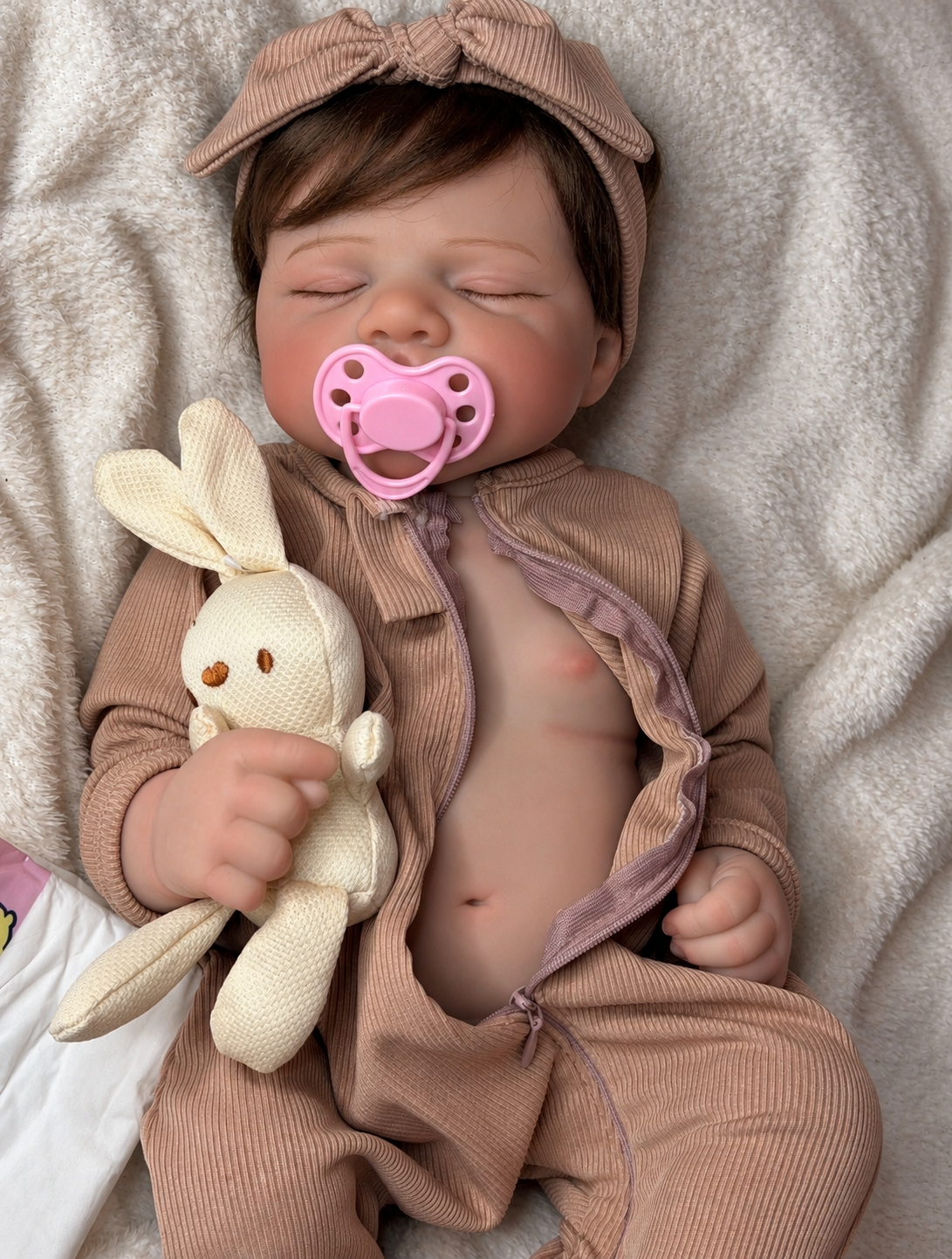 50cm Full Body Vinyl Reborn Doll – Realistic Baby Doll – Girl