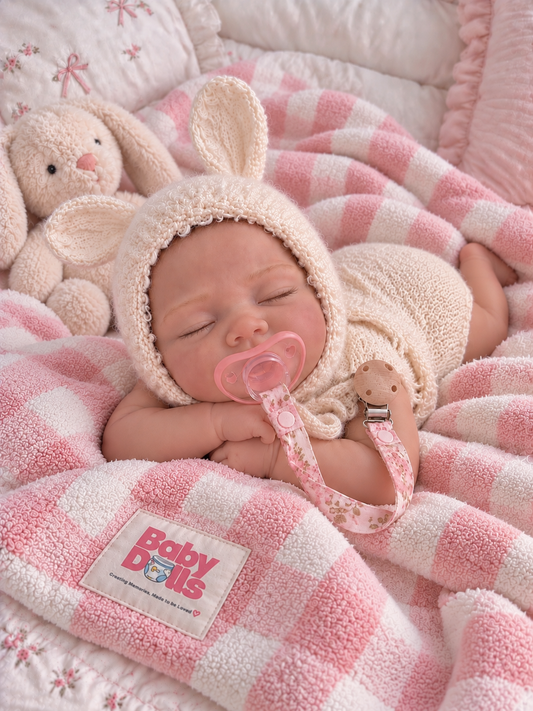 45CM Full Body Silicone Reborn Baby Doll - Realistic Life - Drinks & Wets - Girl (Molly)