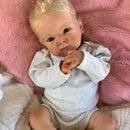 45cm Silicone Reborn Baby Doll – Realistic Lifelike Boy Doll close-up view