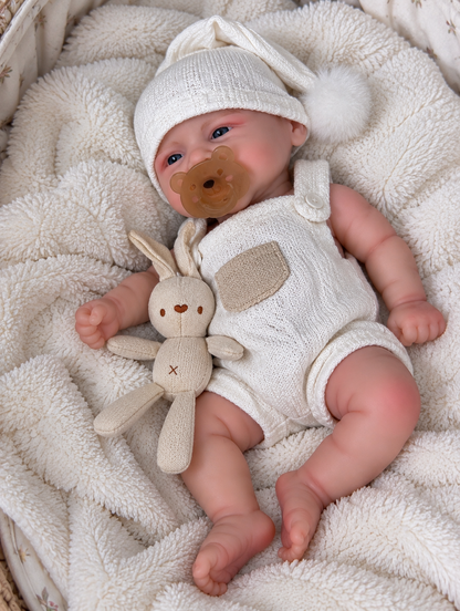 45cm Full Body Silicone Reborn Doll – Realistic Baby Doll – Girl (Lilly)