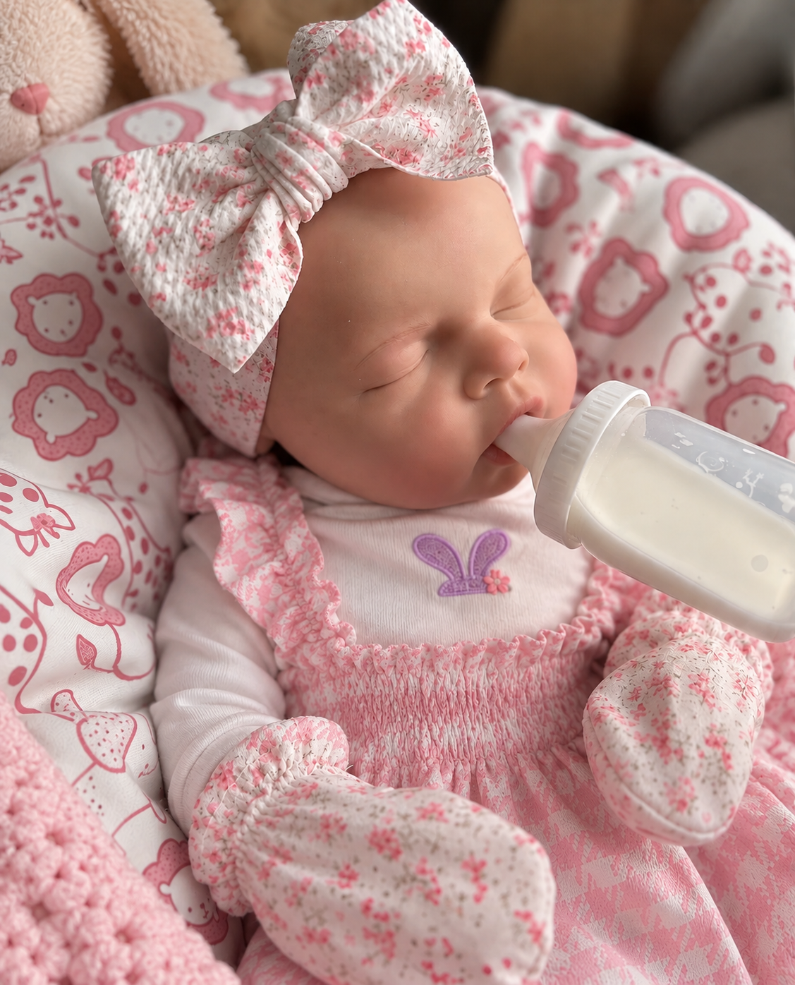 50CM Full Body Silicone Reborn Baby Doll - Realistic Life - Drinks & Wets - Girl (Amelia)