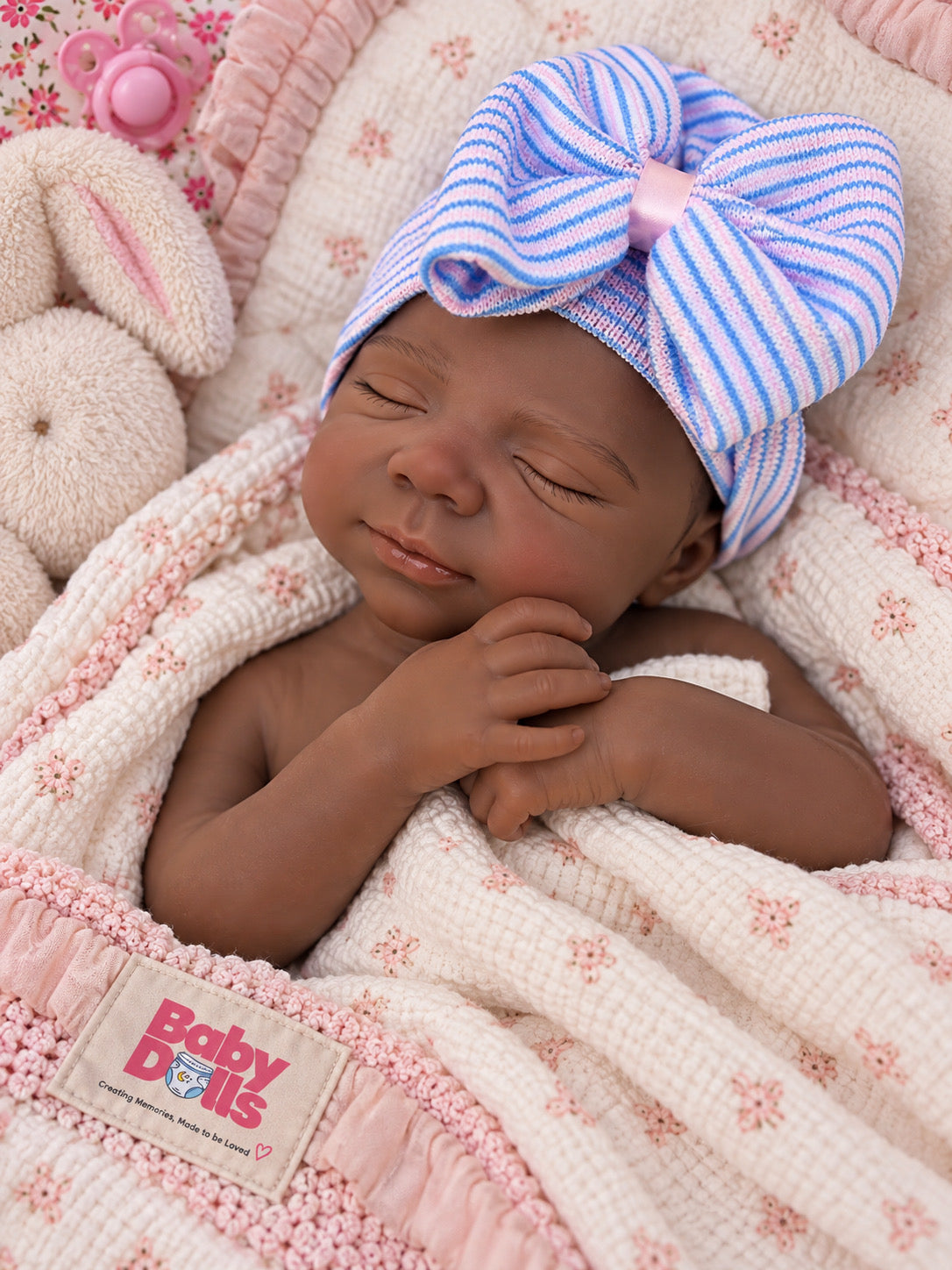 45cm Full Body Silicone Reborn Doll – Realistic Baby Doll – Girl (Evie)