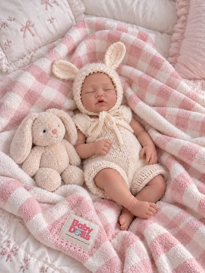 45CM Full Body Silicone Reborn Baby Doll - Realistic Life - Drinks & Wets - Girl (Molly)