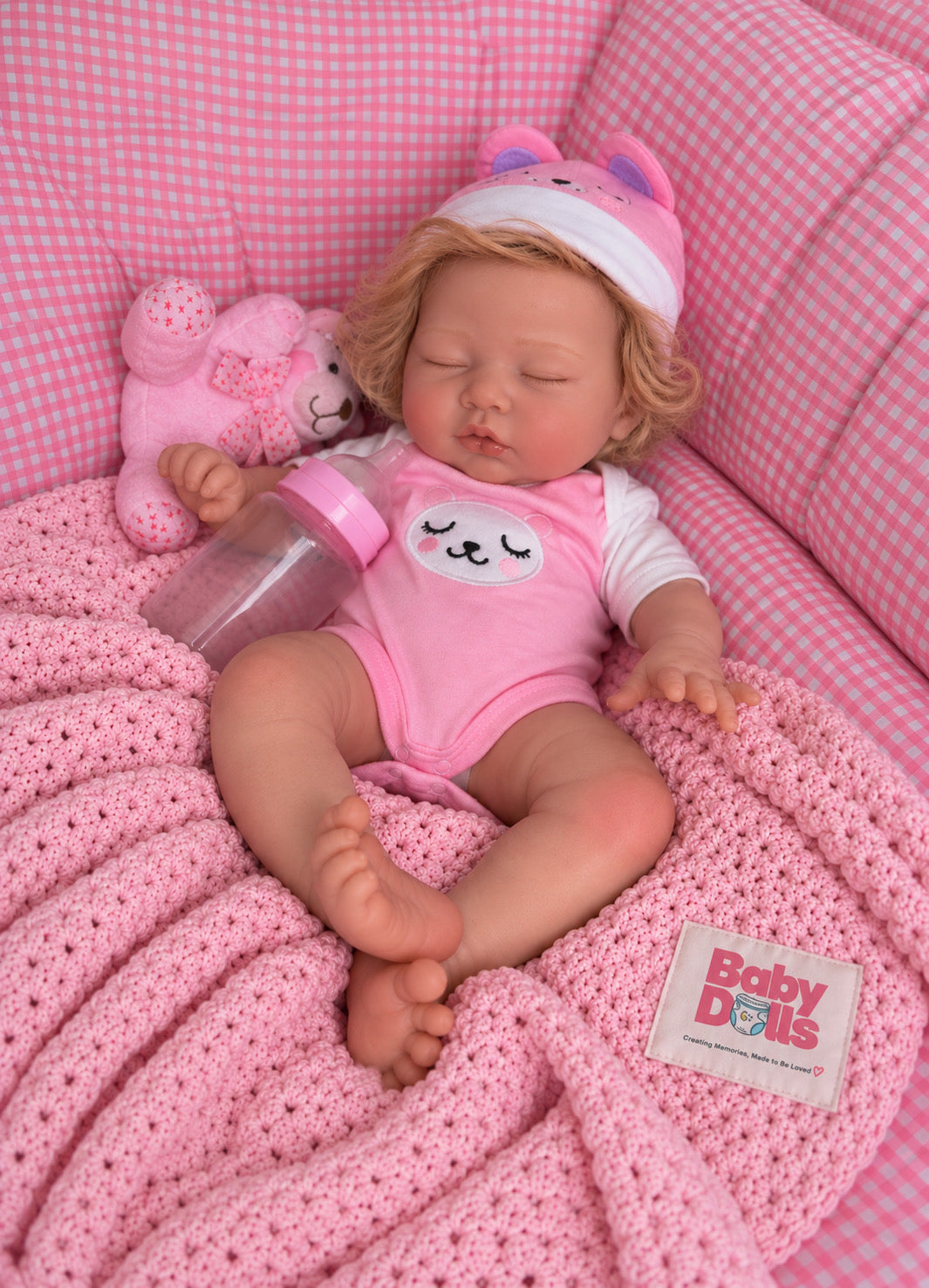 34cm Baby Doll  Full Body Silicone Reborn Doll – Girl