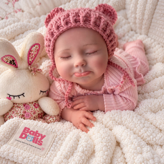 45cm Full Body Silicone Reborn Doll – Realistic Baby Doll – Girl (Holly)