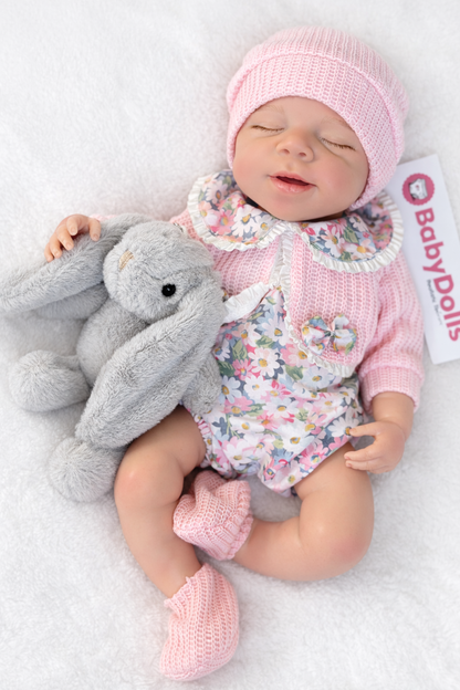 33cm Full Body Silicone Reborn Doll – Realistic Baby Doll Toy – Girl (Orla)