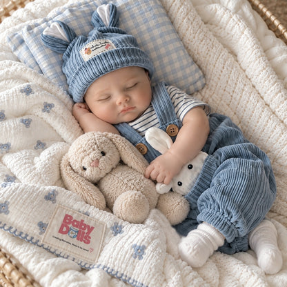 45cm Full Body Silicone Reborn Doll – Realistic Baby Doll – Boy (Ollie)