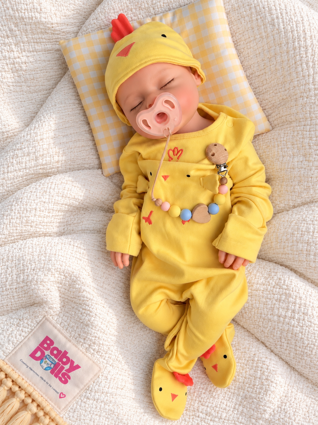 50cm Full Body Silicone Realistic Reborn Baby Doll - Drinks & Wets - Girl (Amelia)