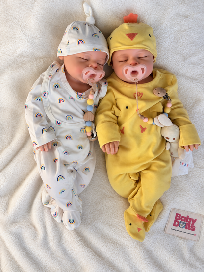 50cm Full Body Silicone Realistic Reborn Baby Doll - Drinks & Wets - Girl (Amelia)