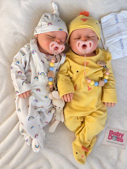50cm Full Body Silicone Realistic Reborn Baby Doll - Drinks & Wets - Girl (Amelia)