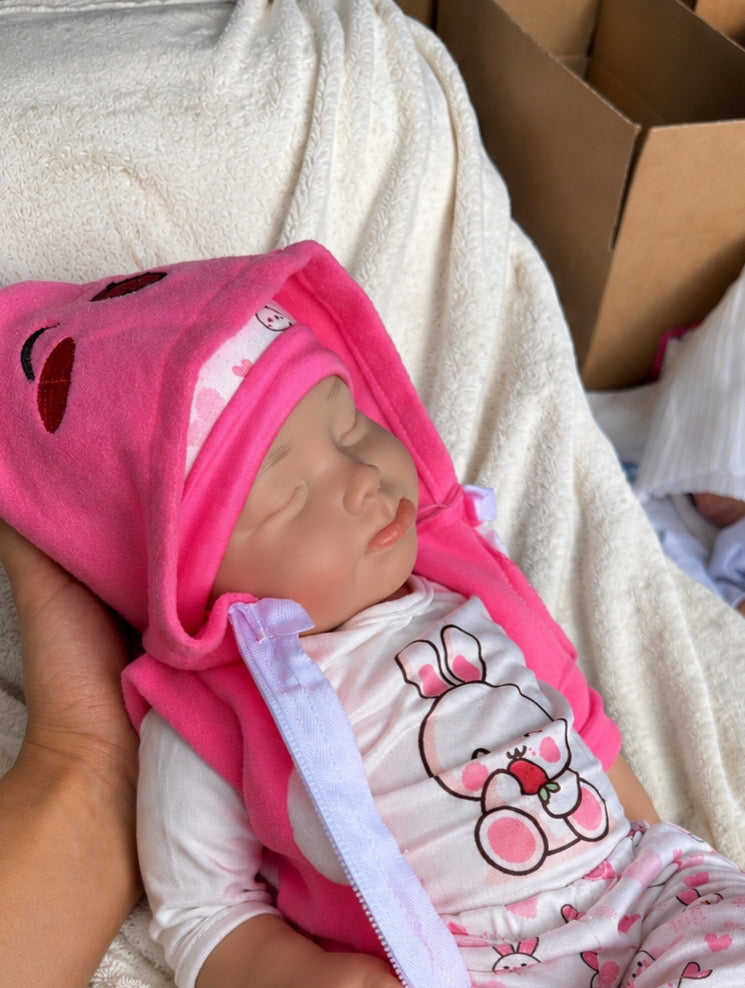 45cm Full Body Silicone Reborn Doll – Realistic Baby Doll – Girl (Holly)