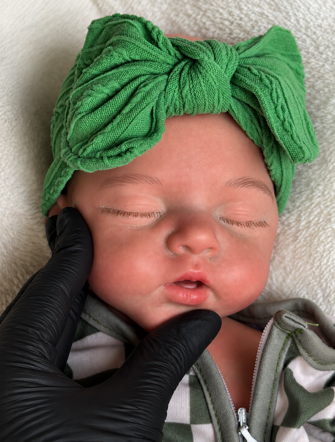 45cm Full Body Silicone Reborn Doll – Realistic Baby Doll – Girl (Zoe)