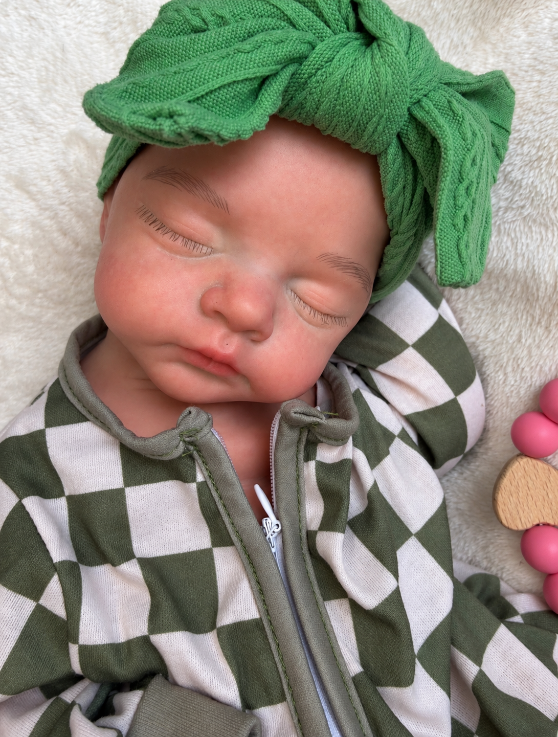 45cm Full Body Silicone Reborn Doll – Realistic Baby Doll – Girl (Zoe)