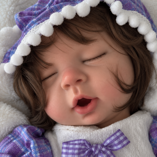 35cm Baby Doll  Full Body Silicone Reborn Doll – Drinks & Wets - Girl (Luna)