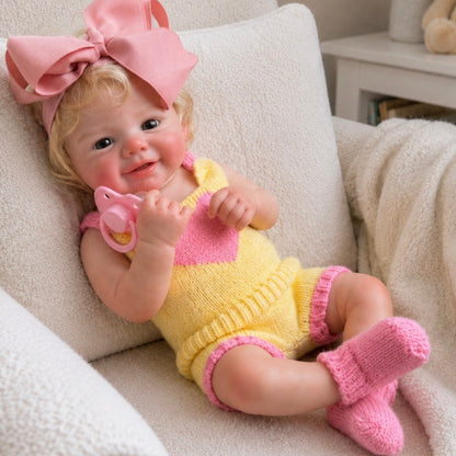 33cm Full Body Silicone Reborn Doll – Realistic Baby Doll – Girl (Chloe)
