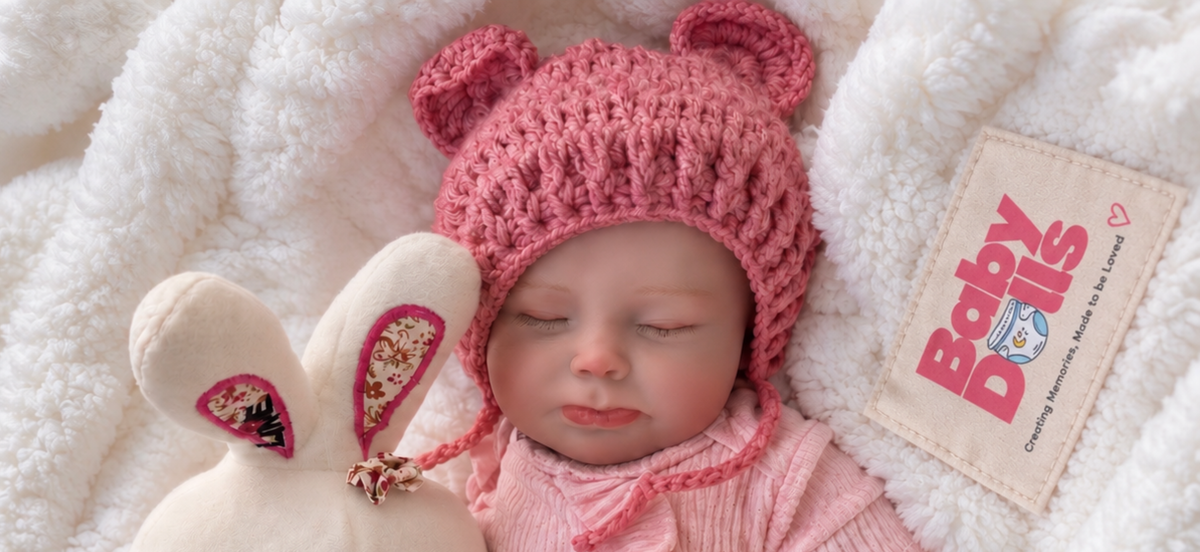 45cm Full Body Silicone Reborn Doll – Realistic Baby Doll – Girl (Holly)