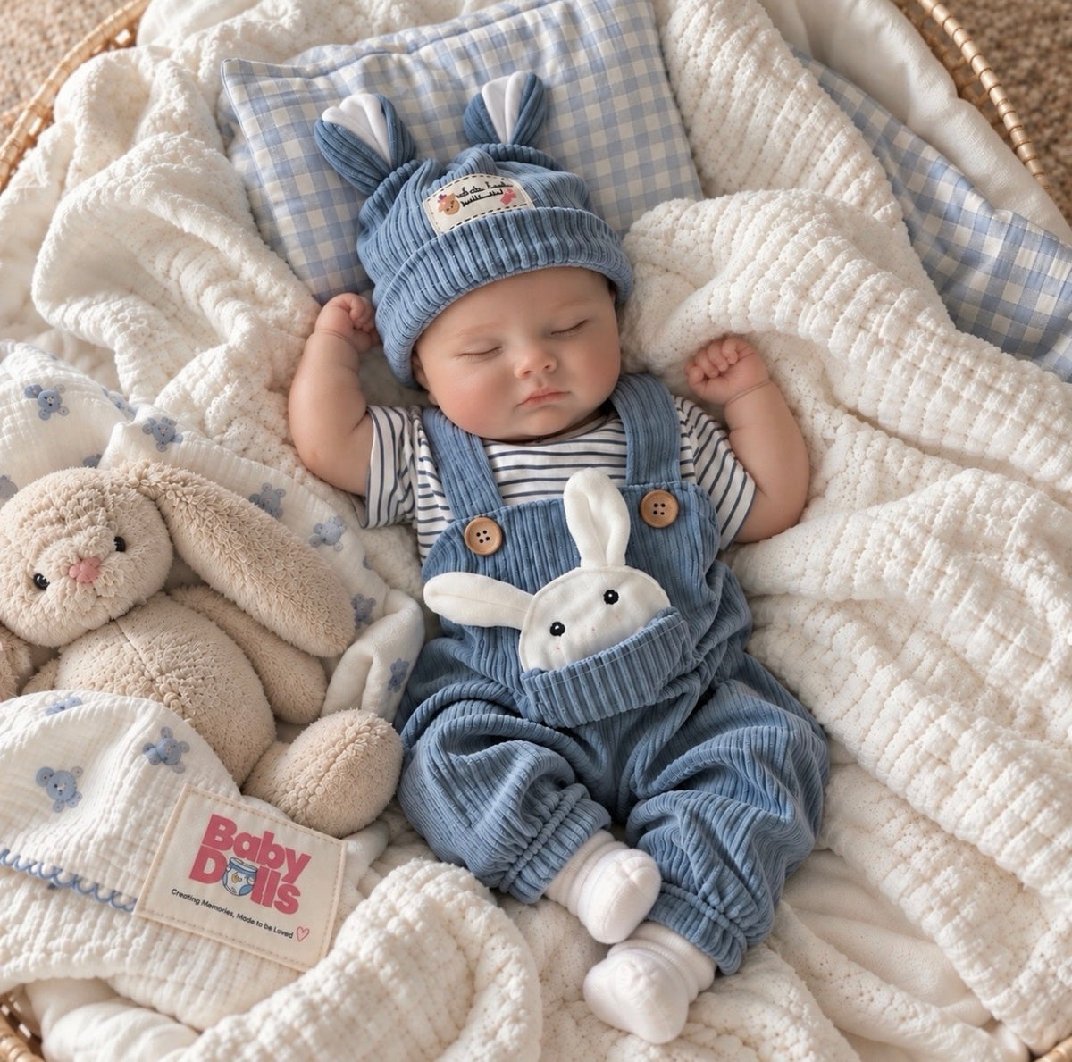 45cm Full Body Silicone Reborn Doll – Realistic Baby Doll – Boy (Ollie)