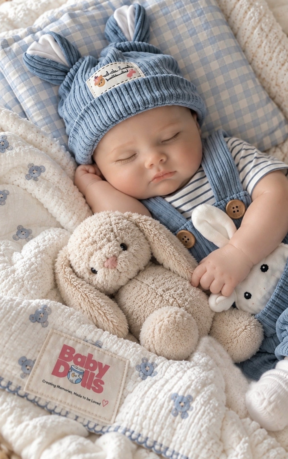 45cm Full Body Silicone Reborn Doll – Realistic Baby Doll – Boy (Ollie)