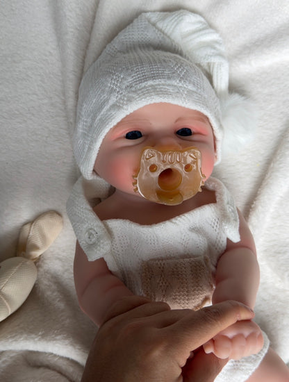 45cm Full Body Silicone Reborn Doll – Realistic Baby Doll – Girl (Lilly)