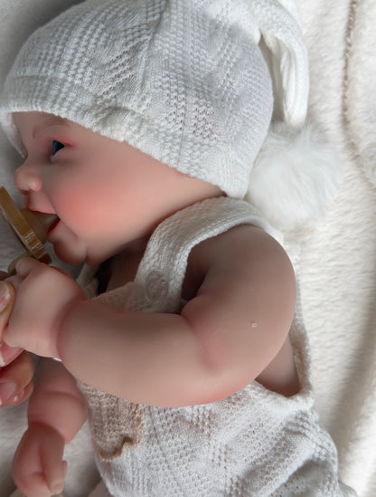 45cm Full Body Silicone Reborn Doll – Realistic Baby Doll – Girl (Lilly)