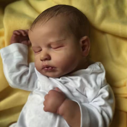 Lily • 50cm Vinyl • Unisex Reborn Baby Doll, Realistic Lifelike Reborn GIrl Doll