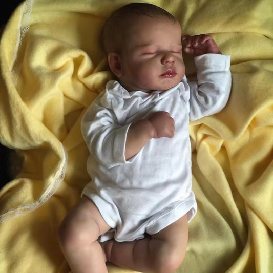 Lily • 50cm Vinyl • Unisex Reborn Baby Doll, Realistic Lifelike Reborn GIrl Doll