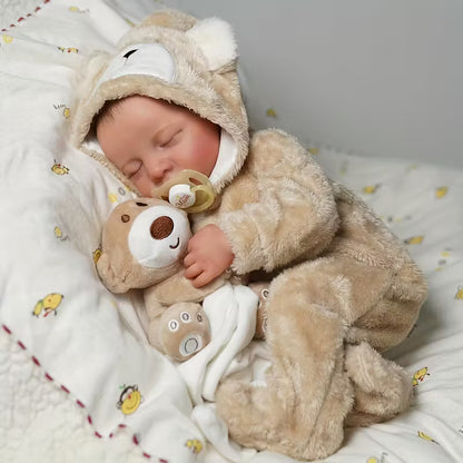 John • 50cm Vinyl and Fabric • Reborn Baby Doll, Realistic Lifelike Boy Doll