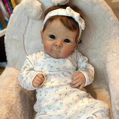 Daisy • 45cm Vinyl • Girl Reborn Baby Doll, Realistic Lifelike Reborn Girl Doll